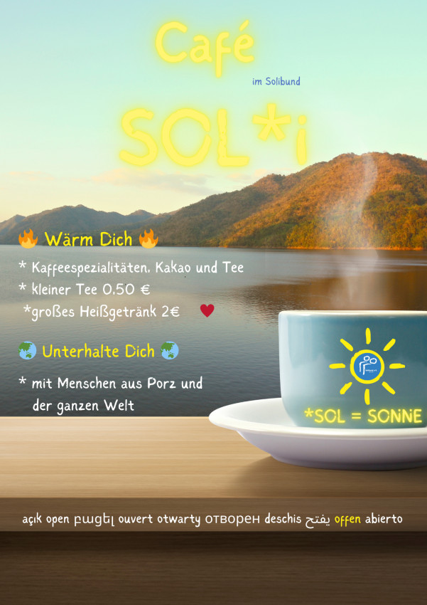 Café im Solibund: SOL*international