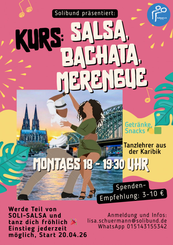 Nächster Latin-Dance Kursabend: 04. Mai 2026